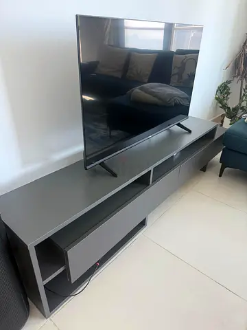 Dark grey TV table