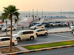 Commercial Shop for Rent in Ajman Corniche | First Row Sea View, Two Floors, Large Space