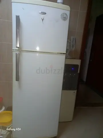Ajman. Good condition.Used double-door refrigerator.