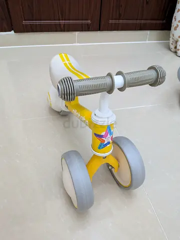 Toddler 3-Wheel Balance Bike - Yellow, Good Condition