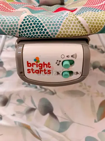 Bright Starts Baby Bouncer Seat with Music - Lightly Used