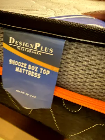 DesignPlus Snooze Box Top Mattress - King Size - Good Condition