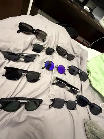 Mixed Lot of Sunglasses - Assorted Styles, Good Used Condition