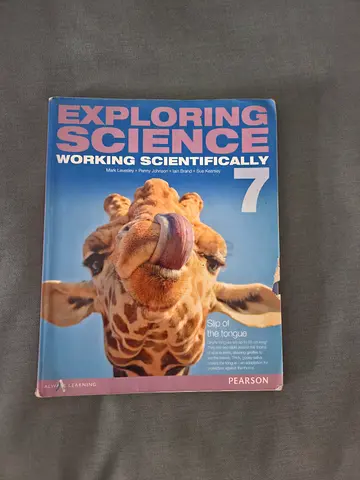 Exploring Science: Working Scientifically 7 - Pearson Student Book