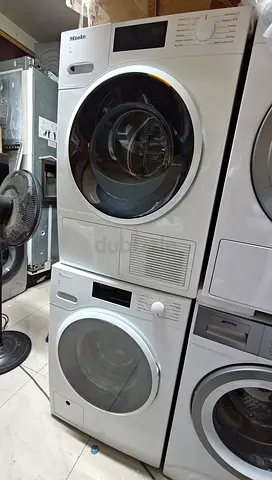 Stacked Miele Washer and Tumble Dryer - Excellent Working Condition