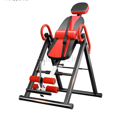 Inversion Therapy Table / Inversion Bench - Red  Black, Excellent Condition