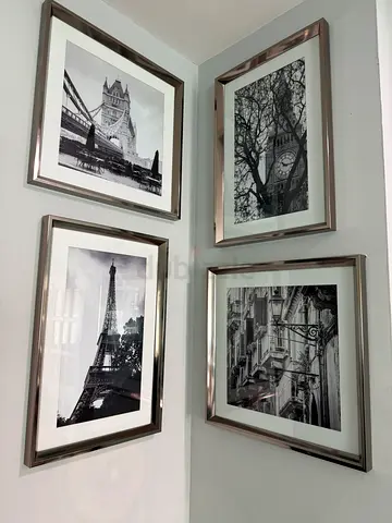Picture frames - world cities - Silver