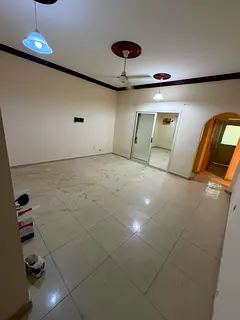 Annual rental available in Al Qasimia Station, Sharjah. One-bedroom apartment with living room in a
