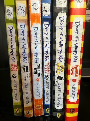 Diary of a wimpy kid book set