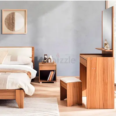 7 Pc Bedroom Set 180x200 Cm with Mattress