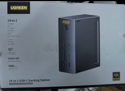 UGREEN 14-in-1 USB-C Docking Station (4K, Ethernet, HDMI+DP) - Brand New Boxed