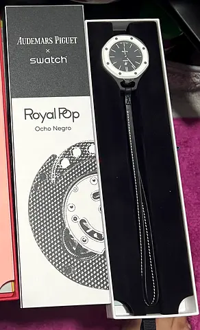 Audemars Piguet x Swatch Royal Pop - Ocho Negro (With Boxes)
