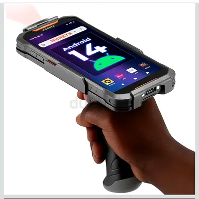 MUNBYN AS01P Android 14 Barcode Scanner(Future Android 18 Upgradable), 6 Screen, 16-Hour Workday Mo