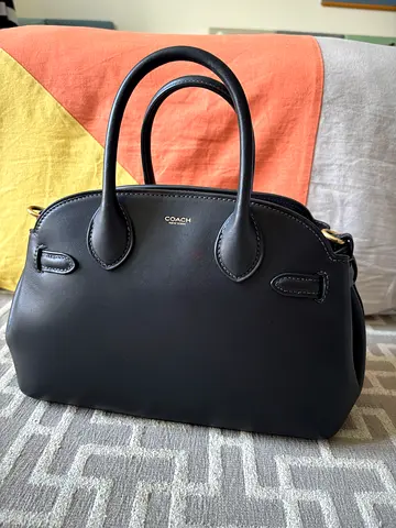 Coach Empire 26 black nappa leather