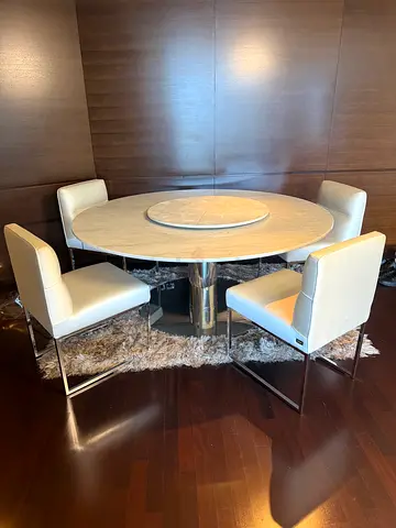 Fendi Casa Marble Dining Set