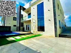 Your dream villa, a modern villa in the heart of Ajman, including registration fees, with a swimming