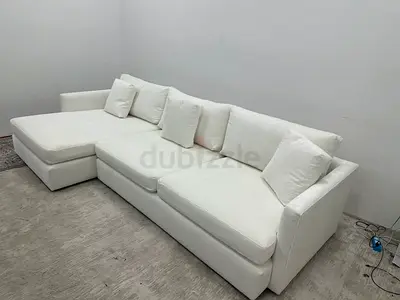 Perfect condition cratebarrel lshape sofa