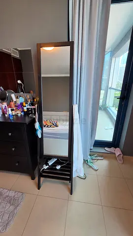 Full length Mirror with Shelve - Good Condition