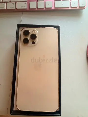 iPhone 12 Pro Gold - Good Condition with Box, some scratches on original screen