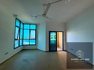 Full Sea View 2BR for Rent in Corniche Residence Towers Ajman - Free AC & Parking - 3 Baths - Balcony - Gym Pool - 70K - 4 Cheques