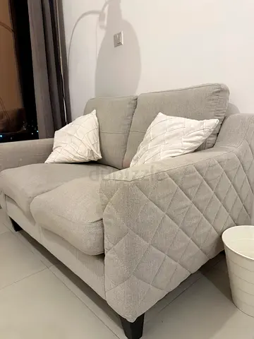 Gray Sofa for sale 350 AED/ pickup Dubai South