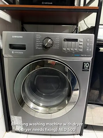 Samsung front load washer dryer 7kg / 5kg - needs dryer repair