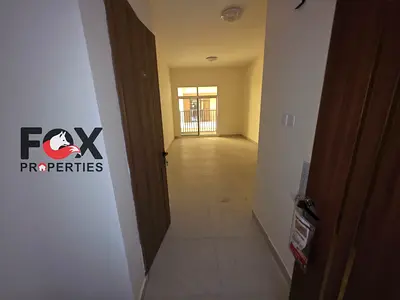 One bedroom and living room for annual rent in Ajman, Al Muwaihat 3 area. Two bathrooms, balcony. Price: AED 35,000. Four installments, security depos