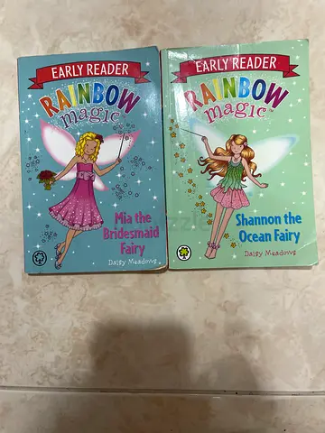 Early Reader Rainbow Magic: Shannon the Ocean Fairy  Mia the Bridesmaid Fairy (2 books)