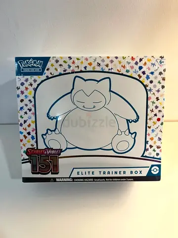 Pokémon Scarlet  Violet 151 Snorlax Elite Trainer Box - Sealed