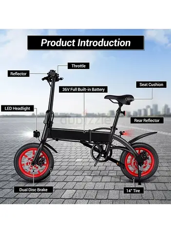 E-bike foldable - brand new condition!