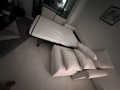 Ikea Gronlid L shape sofa bed Beige