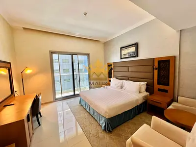 Furnished Studio || Balcony || Free Gas,Chiller and Wifi || Close to Metro