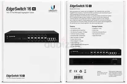 EdgeSwitch 16 XG (10G 16- port managed aggregation switch