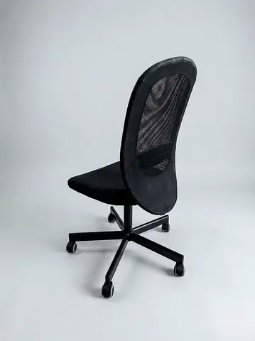 IKEA Office Chair (Black, Armless)
