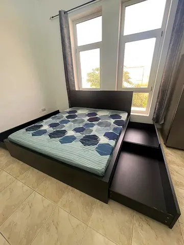 Ikea Queen size bed with mattress available in perfect condition