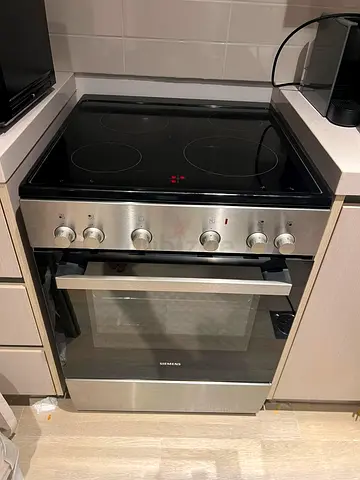 Siemens Electric Cooker, 60 cm, HK6L00070M , Stainless black with Silver , DELIVERY + WARRANTY