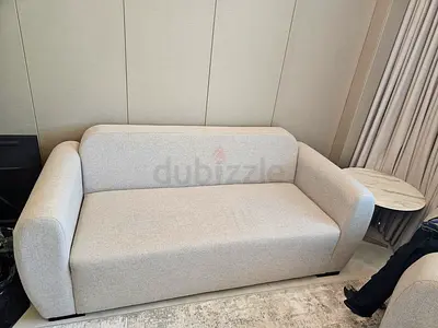 Brand new Light grey 3 seater fabric sofa in perfect condition, stain free and comfortable
