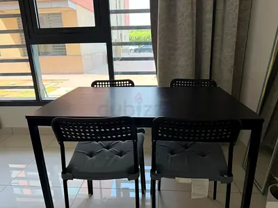 Table and 4 chairs