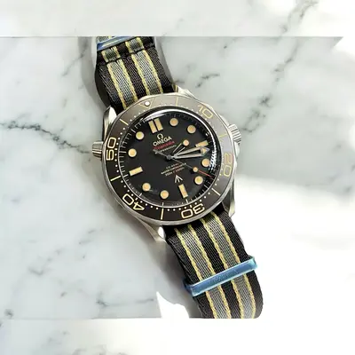Omega Seamaster 300M Diver Watch on NATO Strap - Vintage Style