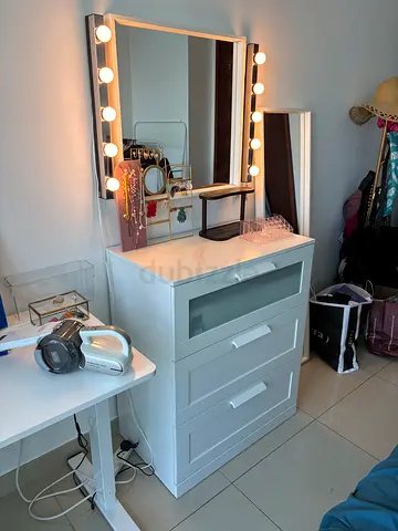 Bed + Bedroom Dresser