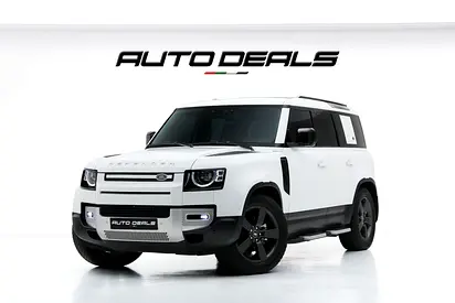 2024 Land Rover Defender 110 SE P300 | GCC Specs | Under Warranty | Service Contract | Low Mileage |