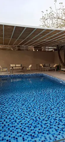 Bamboo pergola
