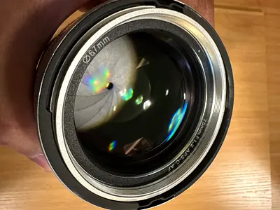 Sirui 75mm F1.2mm E mount Lens in Excellent condition.