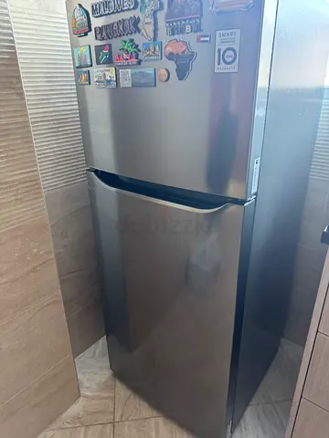 Stainless Steel Single-Door Refrigerator - Good Condition