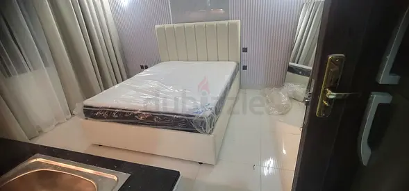 Brand New Luxury Velvet Queen Size Bed – Modern Designer