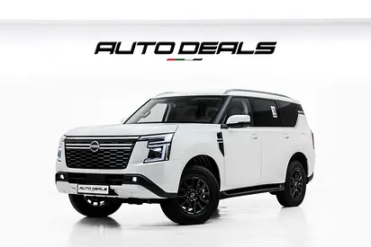 2025 Nissan Patrol SE | GCC Specs | Under Warranty | Low Mileage | 8 seater | 3.8L V6