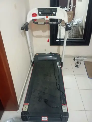 Used electric treadmill - compact home running machine