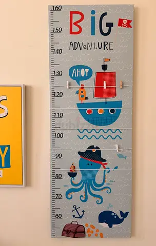 Nautical Themed Wooden Growth Chart / Height Ruler - Big Adventure