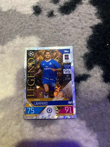 CHELSEA LEGEND Frank Lampard UEFA Trading Card - Rare Collector Card