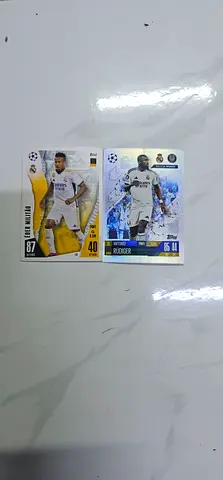 Defanding doubles real madrid mach attax Football card